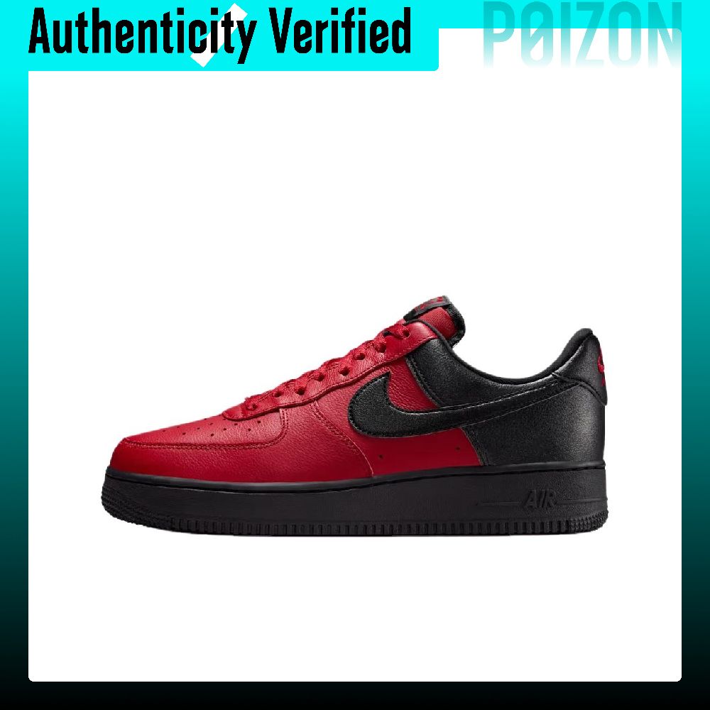 Nike Shoes Air Force 1 - ナイキ エアフォース1 通気性スケートボードシューズ メンズ レッドブラック IB6847-600