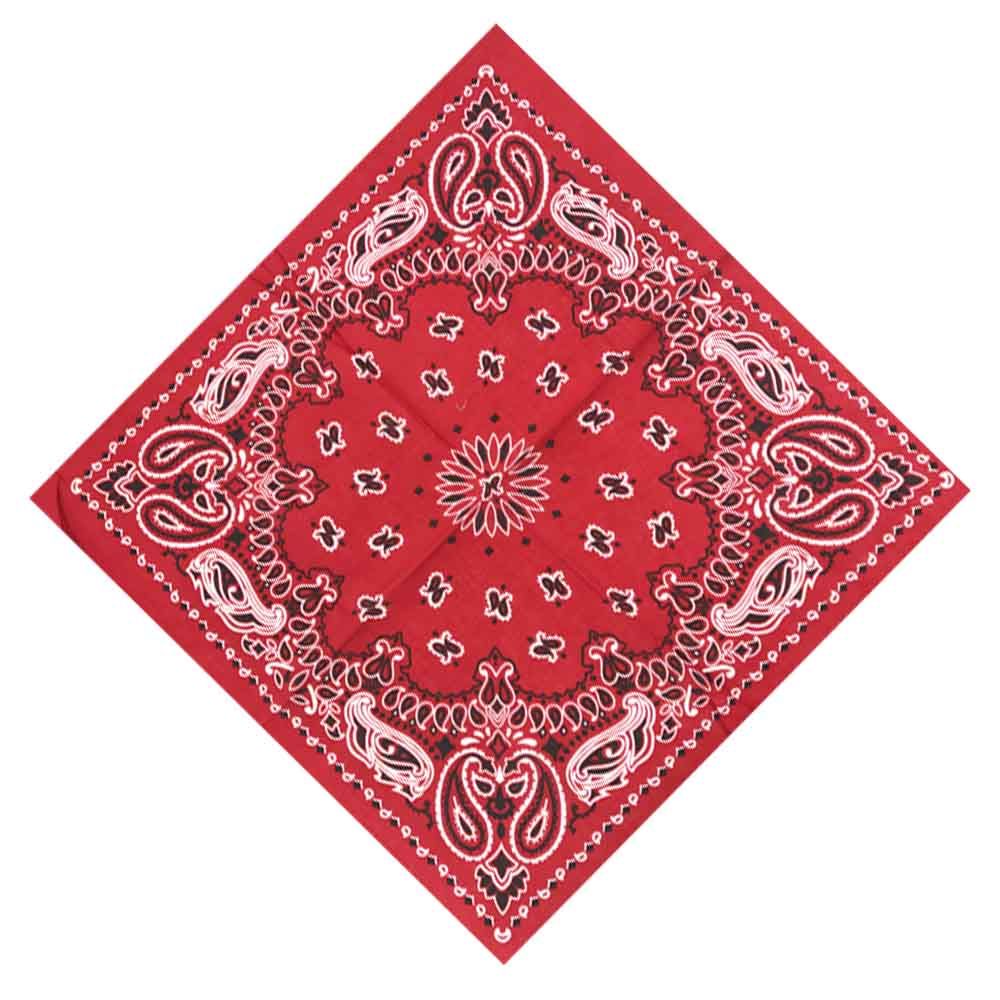 Handkerchief Cotton Men - メンズ用、55cm×55cmのペイズリー柄ヘッドラップ。グラフィティ、B-ボーイ、スポーツ、ネックバンド、リストバンド、ハンカチ、スカーフ、バンダナとして使用可能。