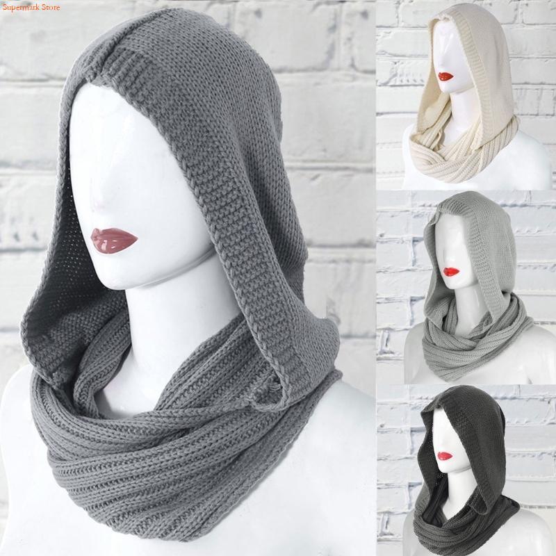 Q5WE 冬の女性厚いケーブル ニット リブ インフィニティ - Infinity Scarf Knit のレビューと価格