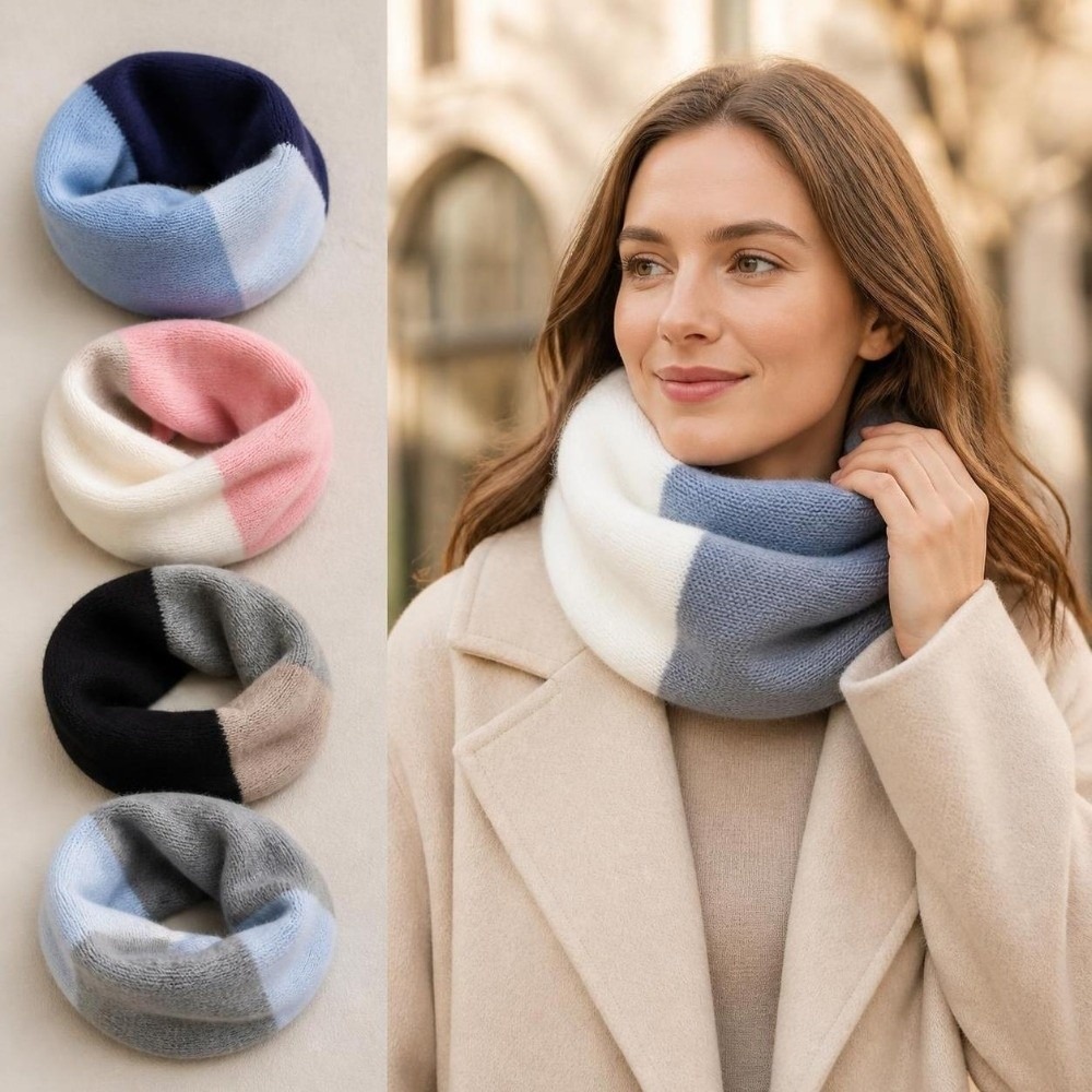 ソフトな素材で縫い合わせた、無限に広がるデザインの、防風性の - Infinity Scarf Knit のレビューと価格