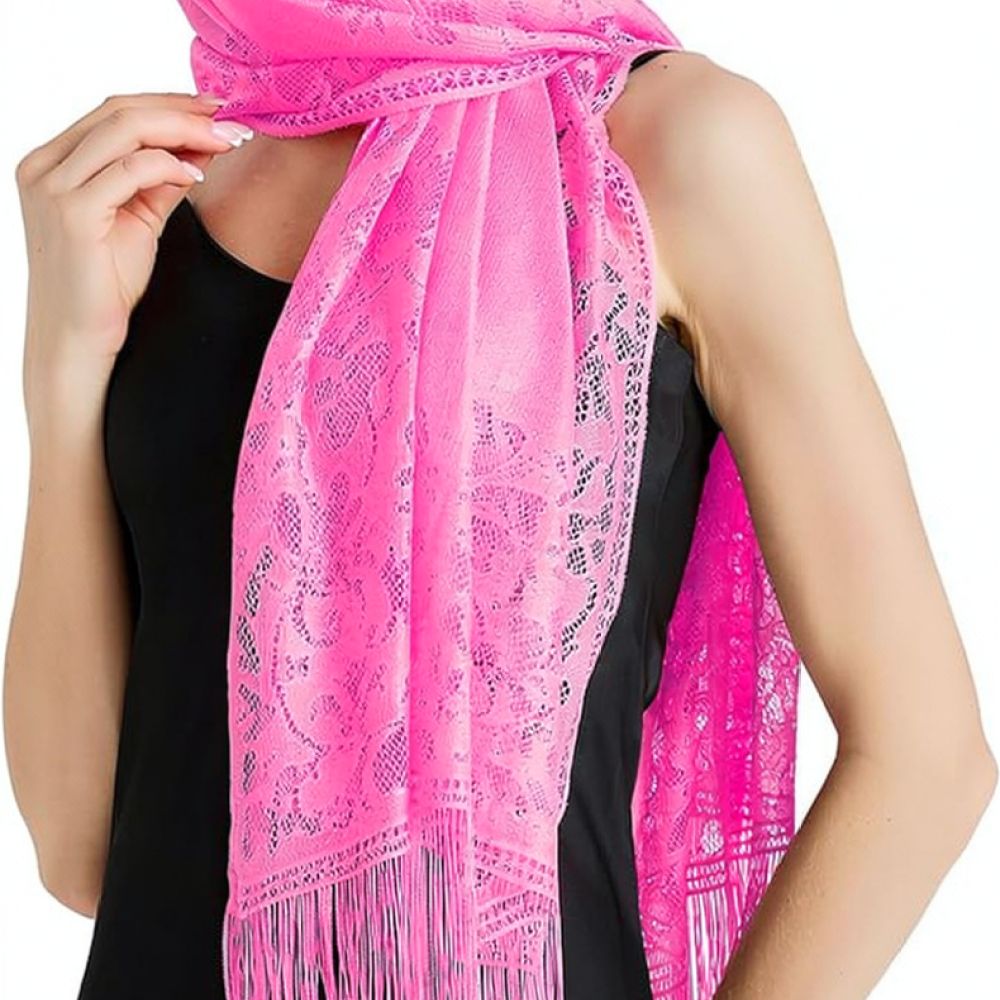 女性用、花柄のレースショール。結婚式、ブライズメイド、イブニ - Stole Wedding Shawl のレビューと価格