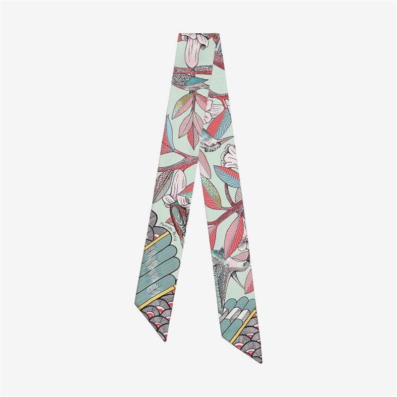 女性用ハチドリ柄スカーフ,高級ブランド,ファインシルクスカー - Silk Neck Scarf のレビューと価格