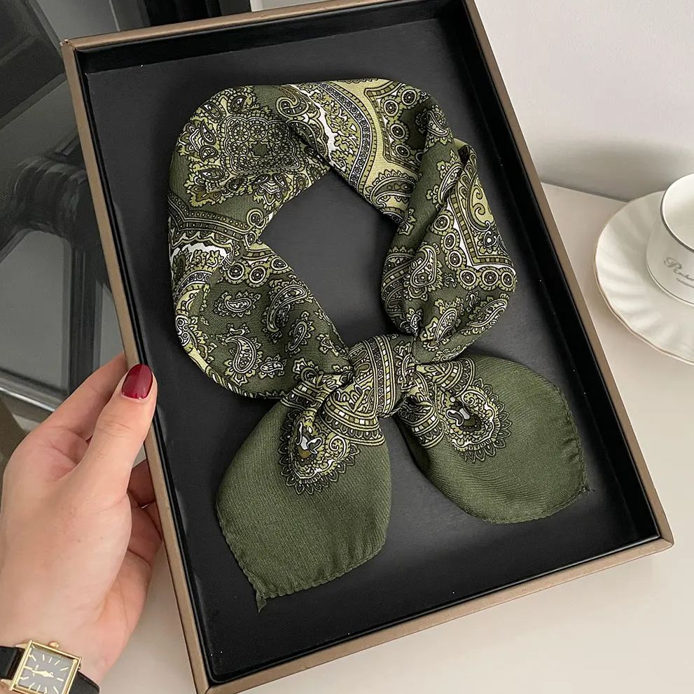新ファッション 70 × 70 センチメートル女性のスカーフ - Bandana Cotton のレビューと価格
